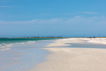 Fototapeta na wymiar Dreamy beach of Sanibel Island, Florida, USA