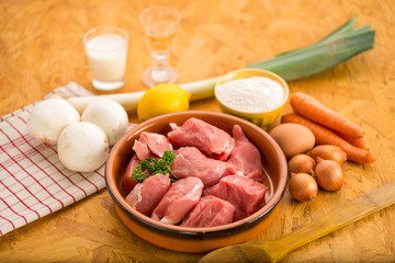 ingredients of the stew