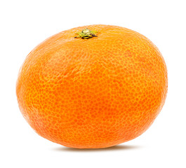 Fresh mandarin orange isolated on white background with clipping path