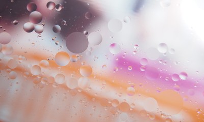 Abstract pictures. Multicolored circles on a colorful background.
