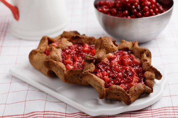 Shanga with lingonberry