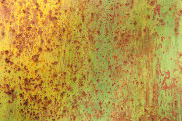 Colorful rusty steel plate background