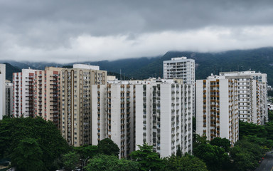 Fototapeta na wymiar High-rises in Rio de Janeiro, Brazil