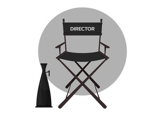 Director's Chair With Megaphone