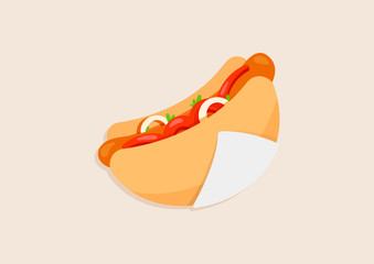 Super Delicious Hot Dog 