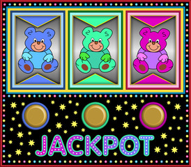 slot machine with bears