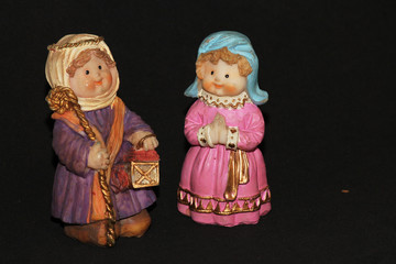 christmas of doll and art