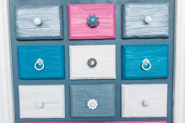 Beautiful decorative drawers, at home or at work