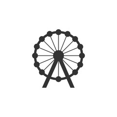 Ferris wheel icon. Amusement park element icon. Premium quality graphic design. Signs, outline symbols collection icon for websites, web design, mobile app, info graphics