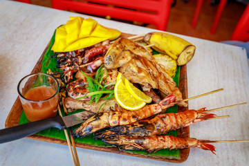Philippine barbecue food