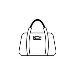 ladies handbag icon. Bags element icon. Premium quality graphic design. Signs, outline symbols collection icon for websites, web design, mobile app, info graphics