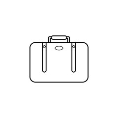 Old suitcase icon. Bags element icon. Premium quality graphic design. Signs, outline symbols collection icon for websites, web design, mobile app, info graphics
