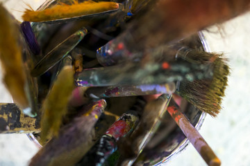 colorful painters artist studio space