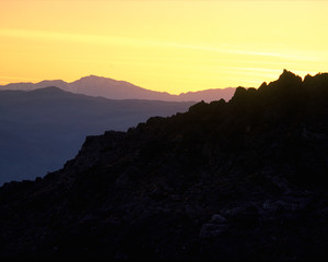 Sunset near Towne Pass, Death Valley National Park, California