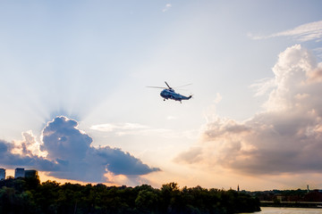 Fototapeta na wymiar Presidential Marine Helicopter