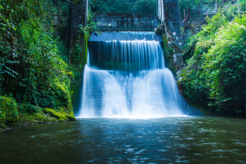 Fototapeta na wymiar Hydro power Waterfall