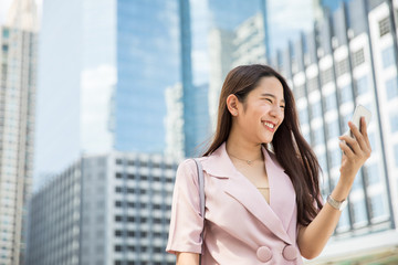 Fototapeta premium Young asian businesswoman 