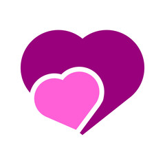 Piece of Love Heart Vector Illustration Graphic