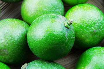 Green lime with texture.