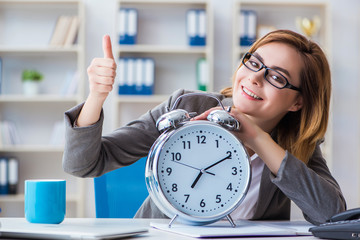 Businesswoman working in the office