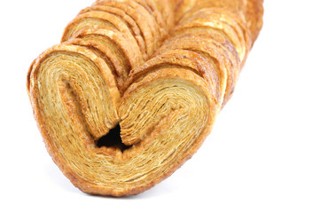 stacking palmiers isolated on white background