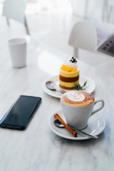 morning cup of coffee
