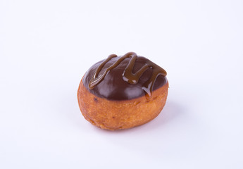 donut or chocolate donut on a background.