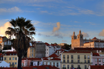 Alfama lookout in Lisbon