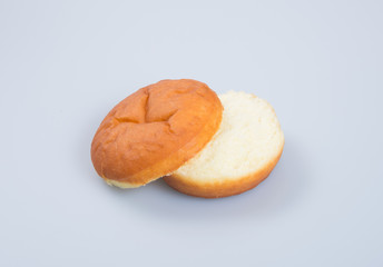 burger bun or hamburger bun on background.