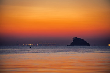 Sunrise at Yeongjong Island in Incheon, Korea - aka Shark Island