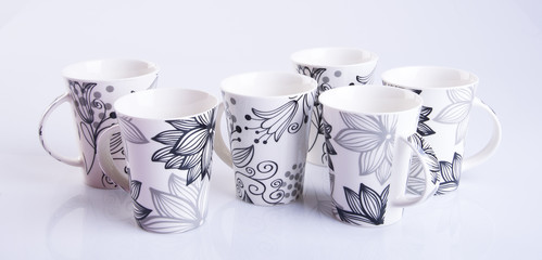 cup or ceramic mug on the background.