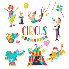 Obraz na płótnie Canvas Circus clipart