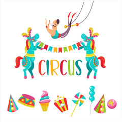 Fototapeta premium Circus clipart