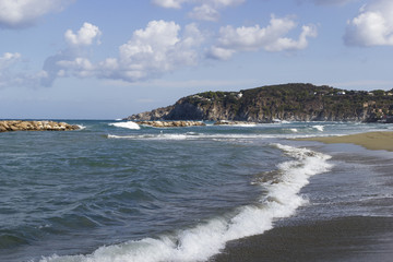 ischia forio italy chiaia beach