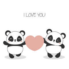 Panda bear illustration