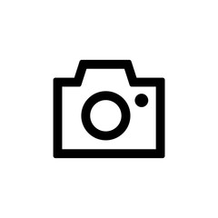 Camera icon for simple flat style ui design