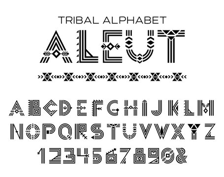 Tribal Aleut alphabet