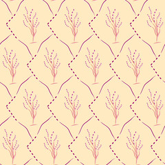 seamless cherry blossom pattern