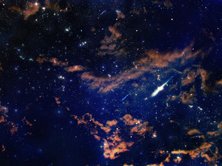 Starry Night Sky Scene