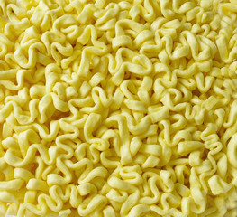 asian instant noodles , dry noodles on texture background
