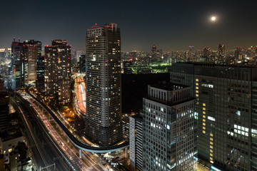 Fototapeta na wymiar 浜松町からの夜景