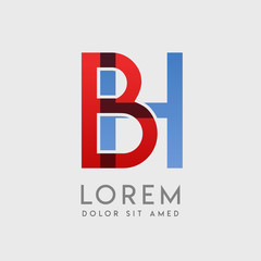 BH logo letters with 