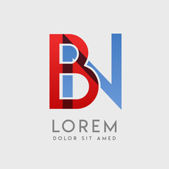 BN logo letters with 