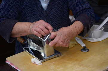 homemade Italian pasta