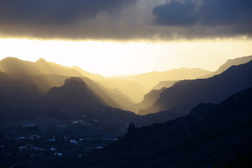 Morning mood on Gran Canaria Island, Canary Islands, Spain