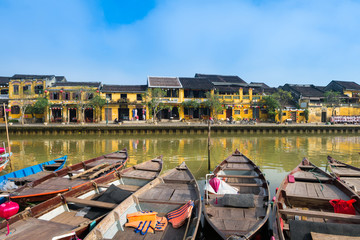 Fototapeta na wymiar Famous heritage village in Hoi An City in Vietnam.