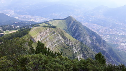 Fototapeta na wymiar Monte Bondone from Trento
