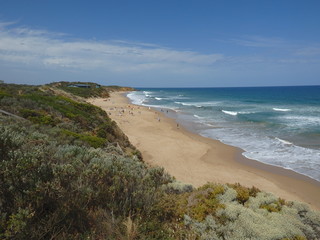 Australia beach scene summer of 2018