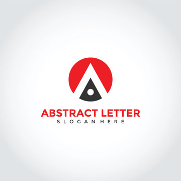 Abstract Letter A Logo Design. Vector Illustrator Eps. 10