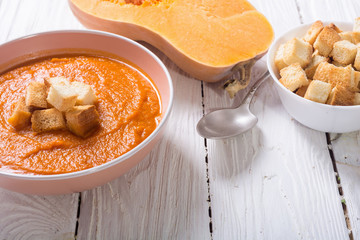 Pumpkin cream soup